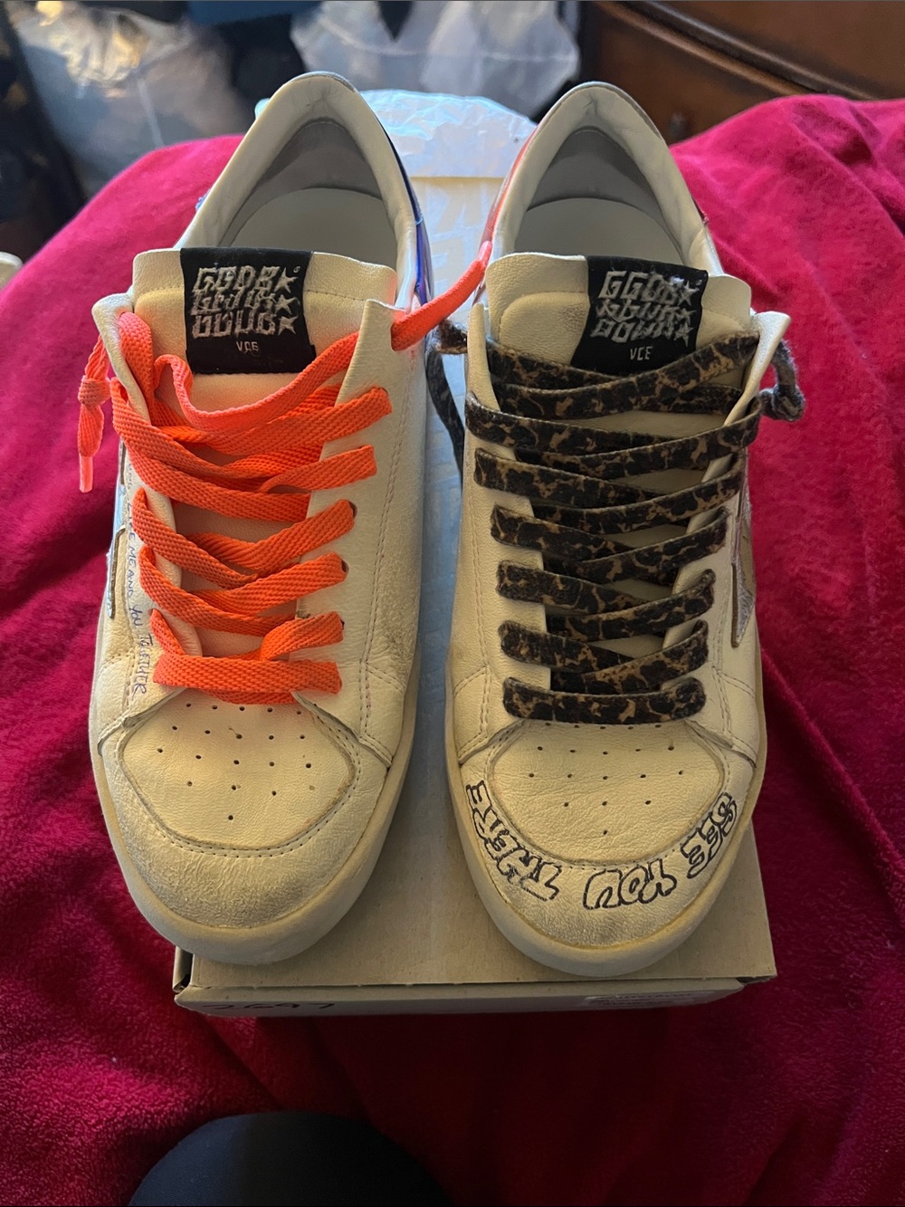 Golden Goose Dreaming Awake Stardan Sneakers Sz 39